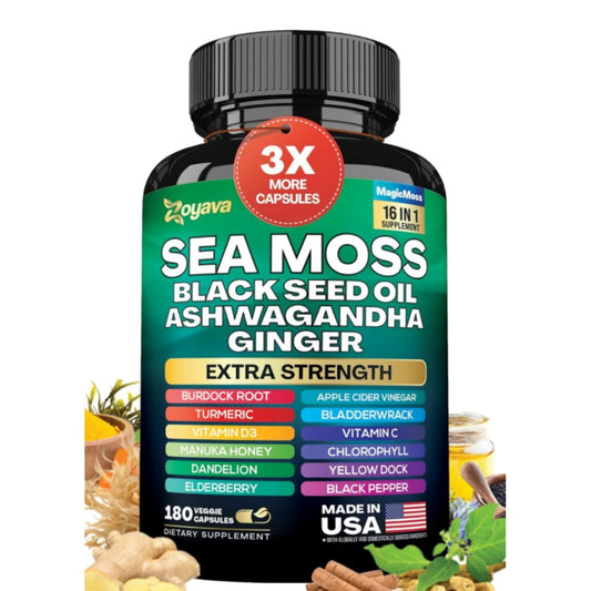 Sea Moss 7000mg Black Seed Oil